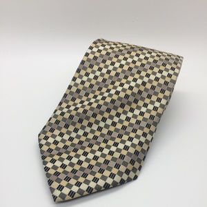 Men's Foggia Black, Gold and Gray Necktie